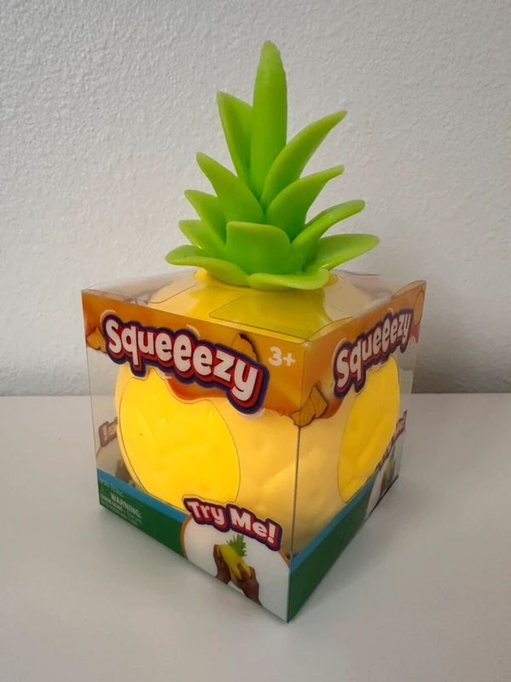 Squeeezy Pineapple Sunny Days Squishy Squish Sensory Fidget Toy